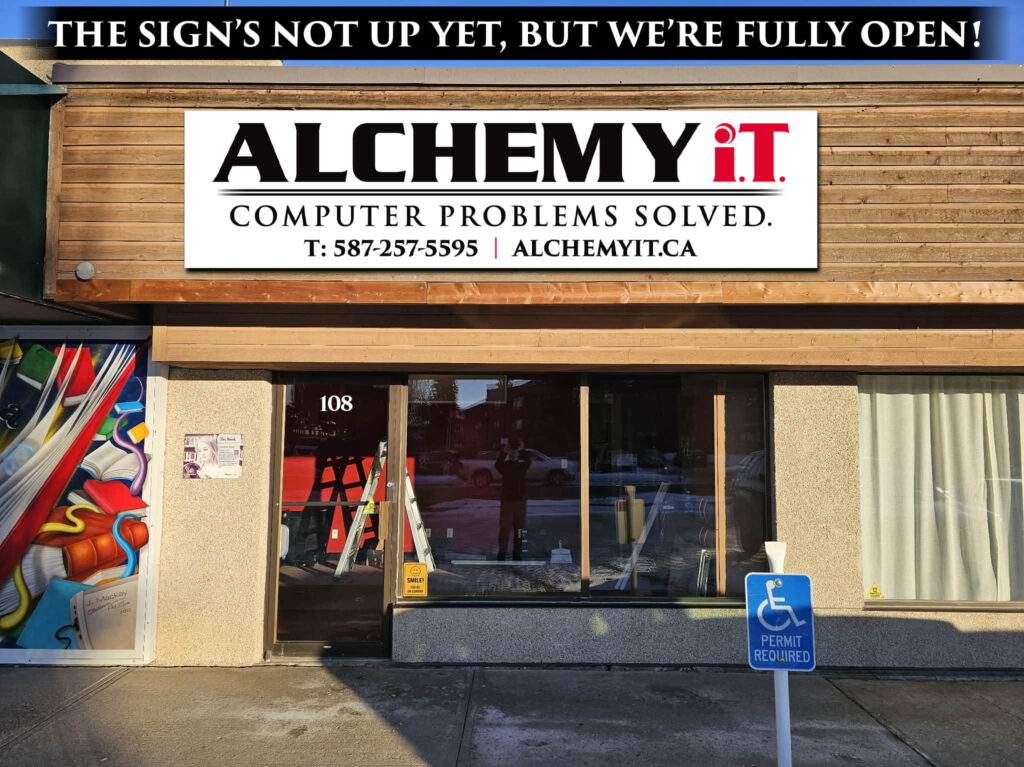 Alchemy I.T. - New Storefront Location